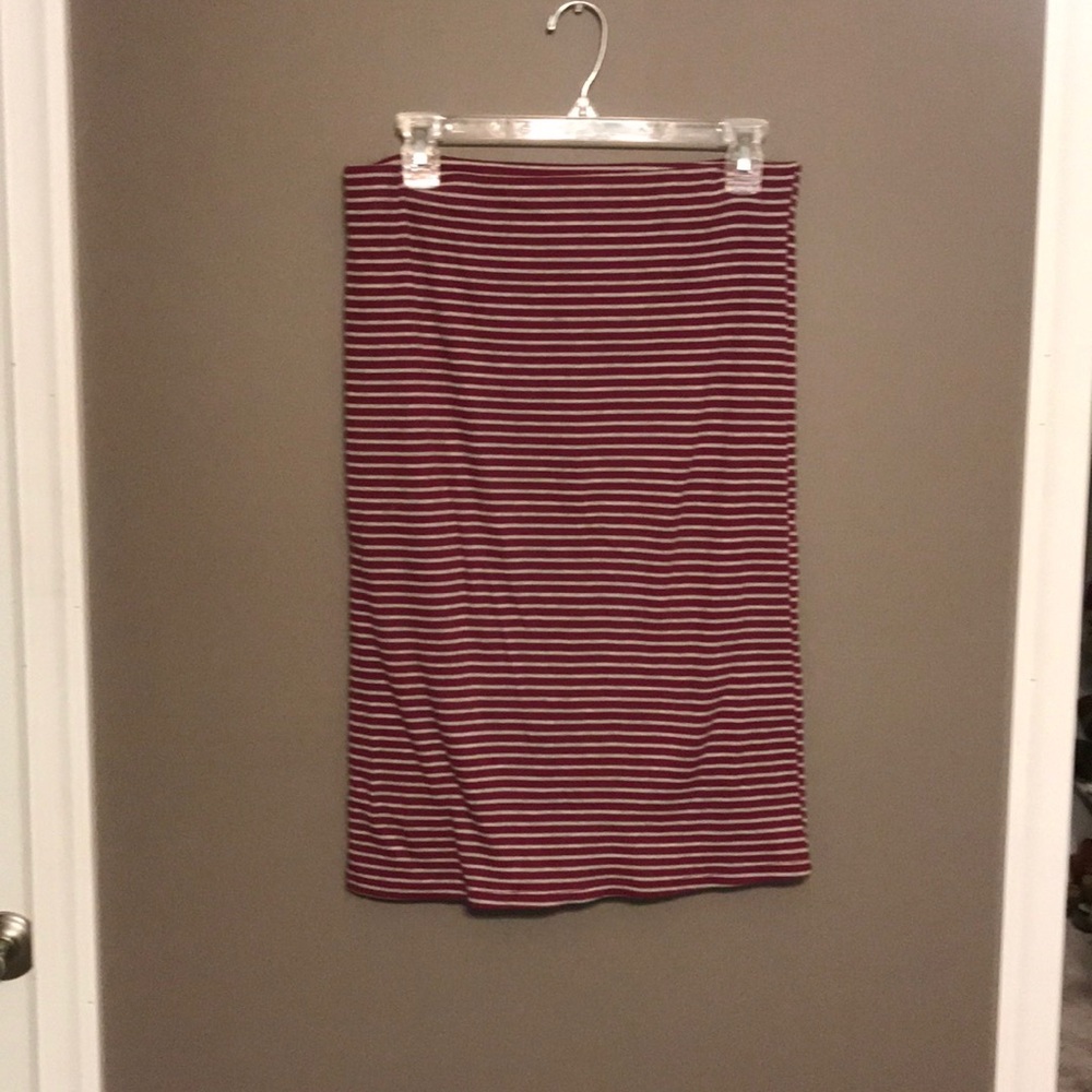 Cotton pencil skirt